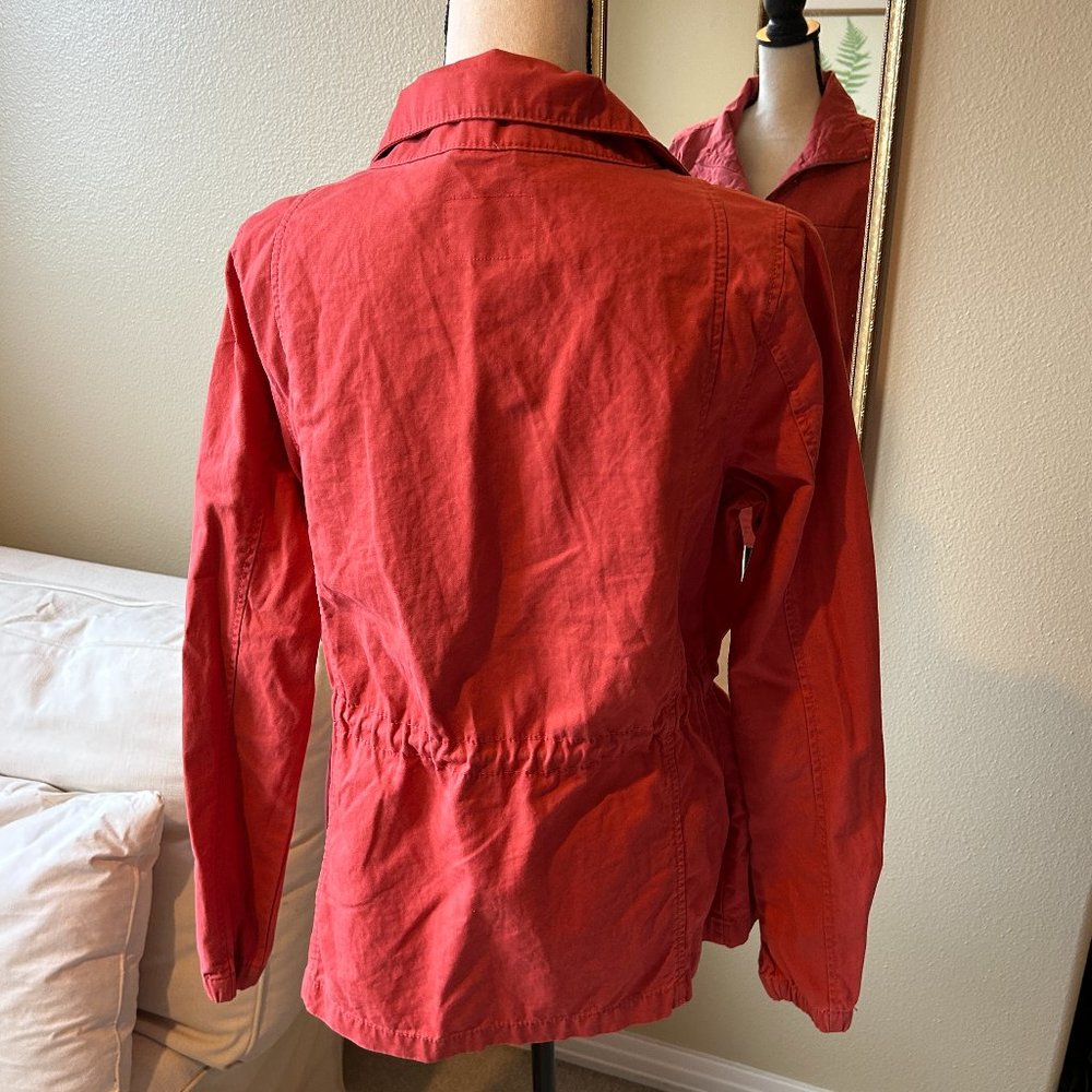 Old Navy Women's Canvas Field Jacket Size Medium Tall - Picture 3 of 11